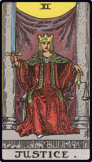 a justiça no tarot