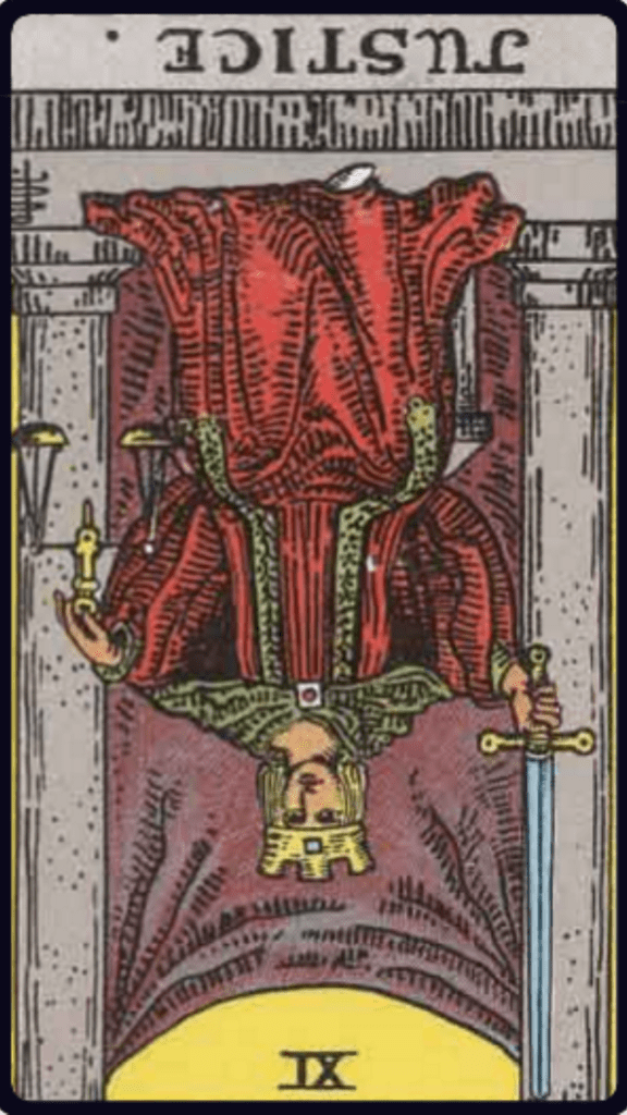 a justiça no tarot