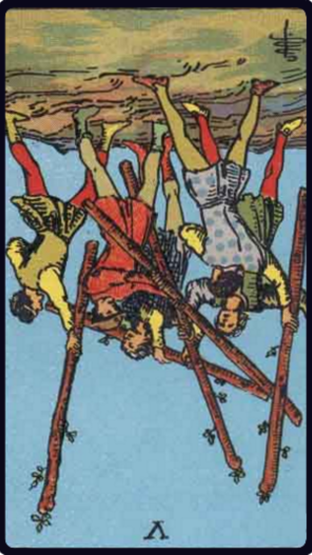 5 de paus tarot