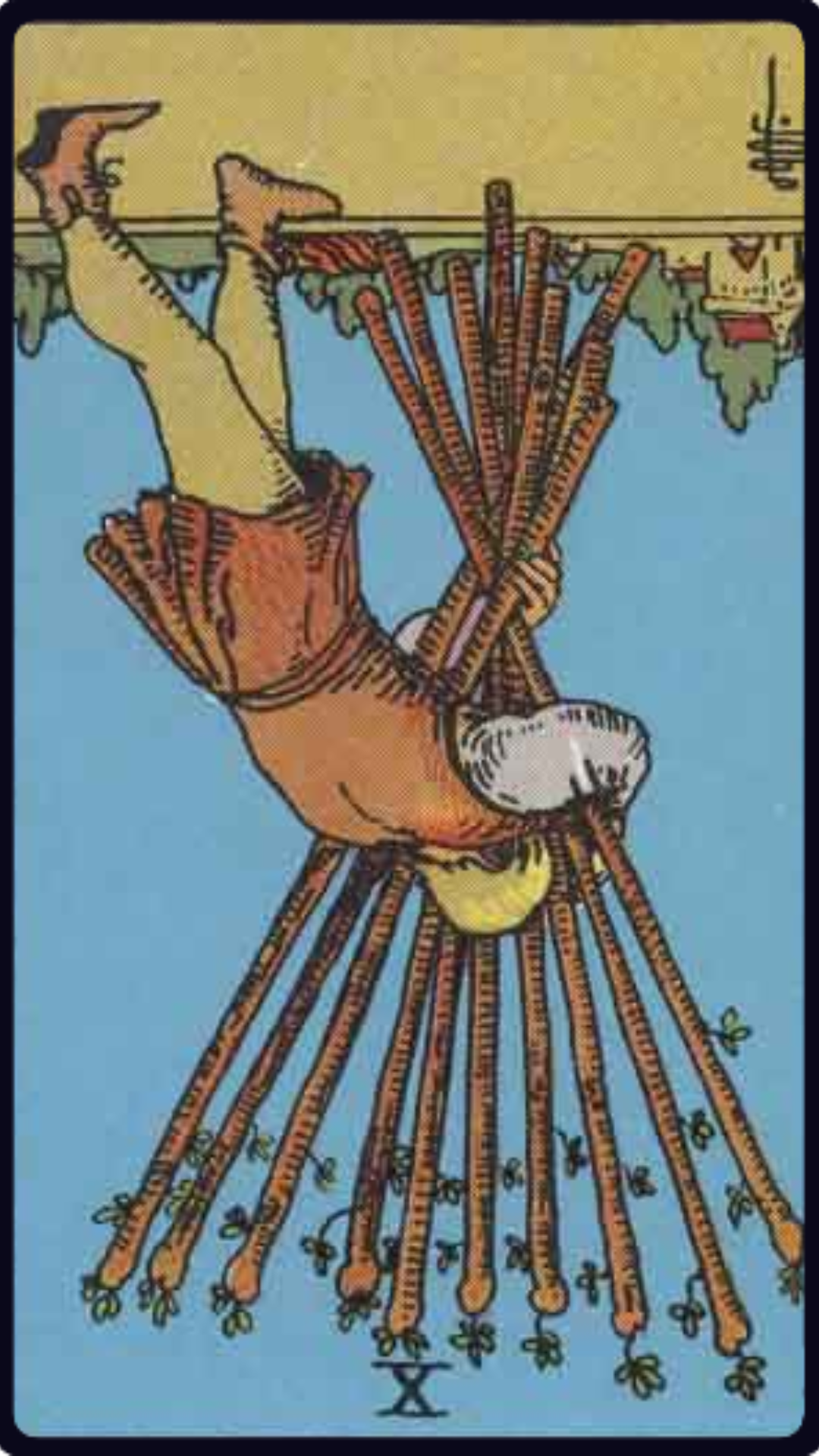 10 de paus tarot