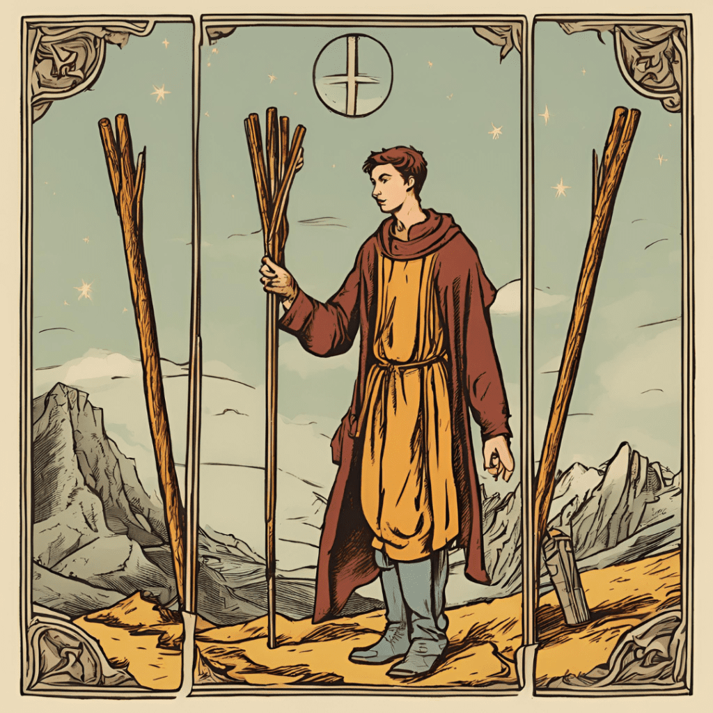 3 de paus tarot