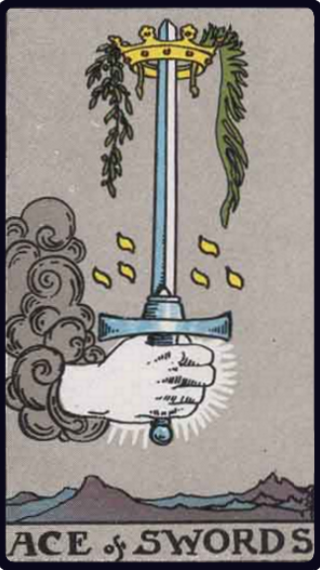 às de Espadas tarot