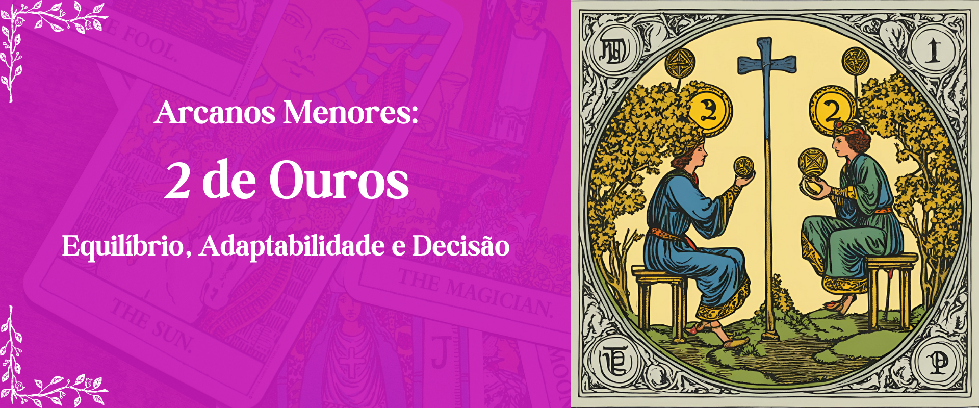 2 de ouros tarot